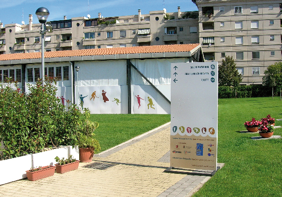 Campionati del mondo di bocce raffa 2010: allestimento e segnaletica dell'impianto sportivo