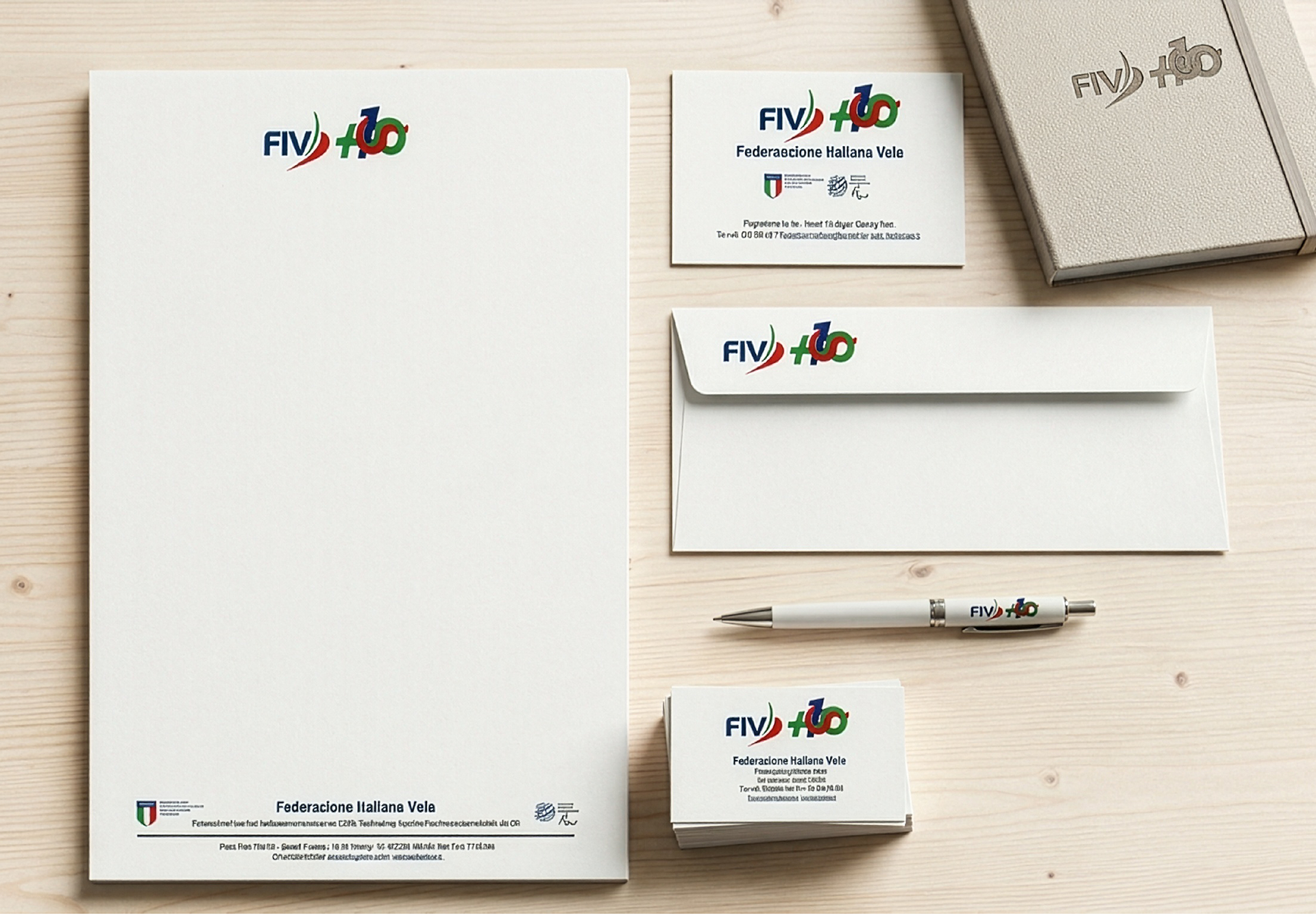 FIV +100 corporate identity