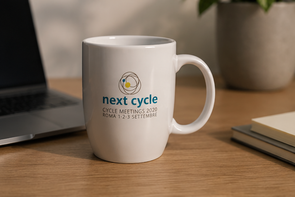 Materiali di comunicazione evento Novo Nordisk Next Cycle — sistema visivo integrato
